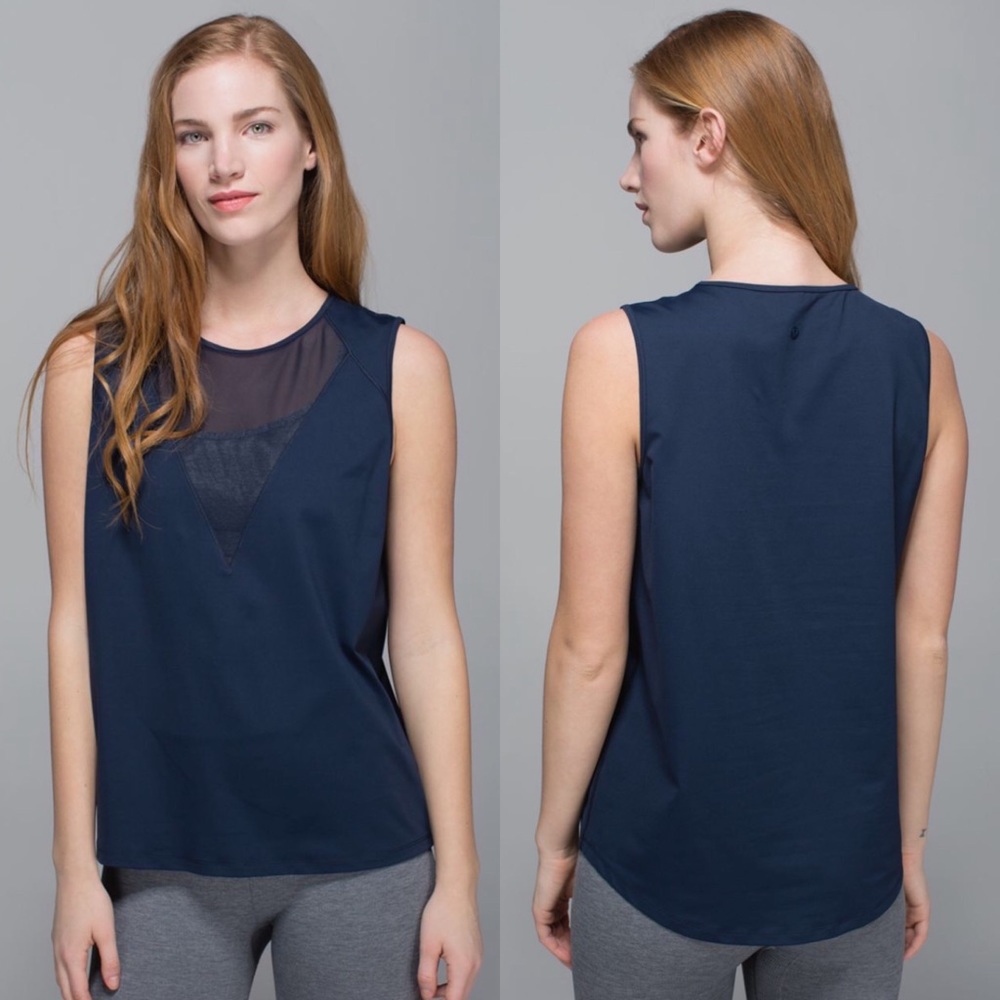 Lululemon Plank Tank 10 Inkwell Navy